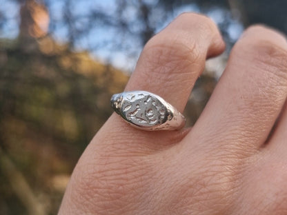 Molten Signet Pinky Ring ~ ready to ship