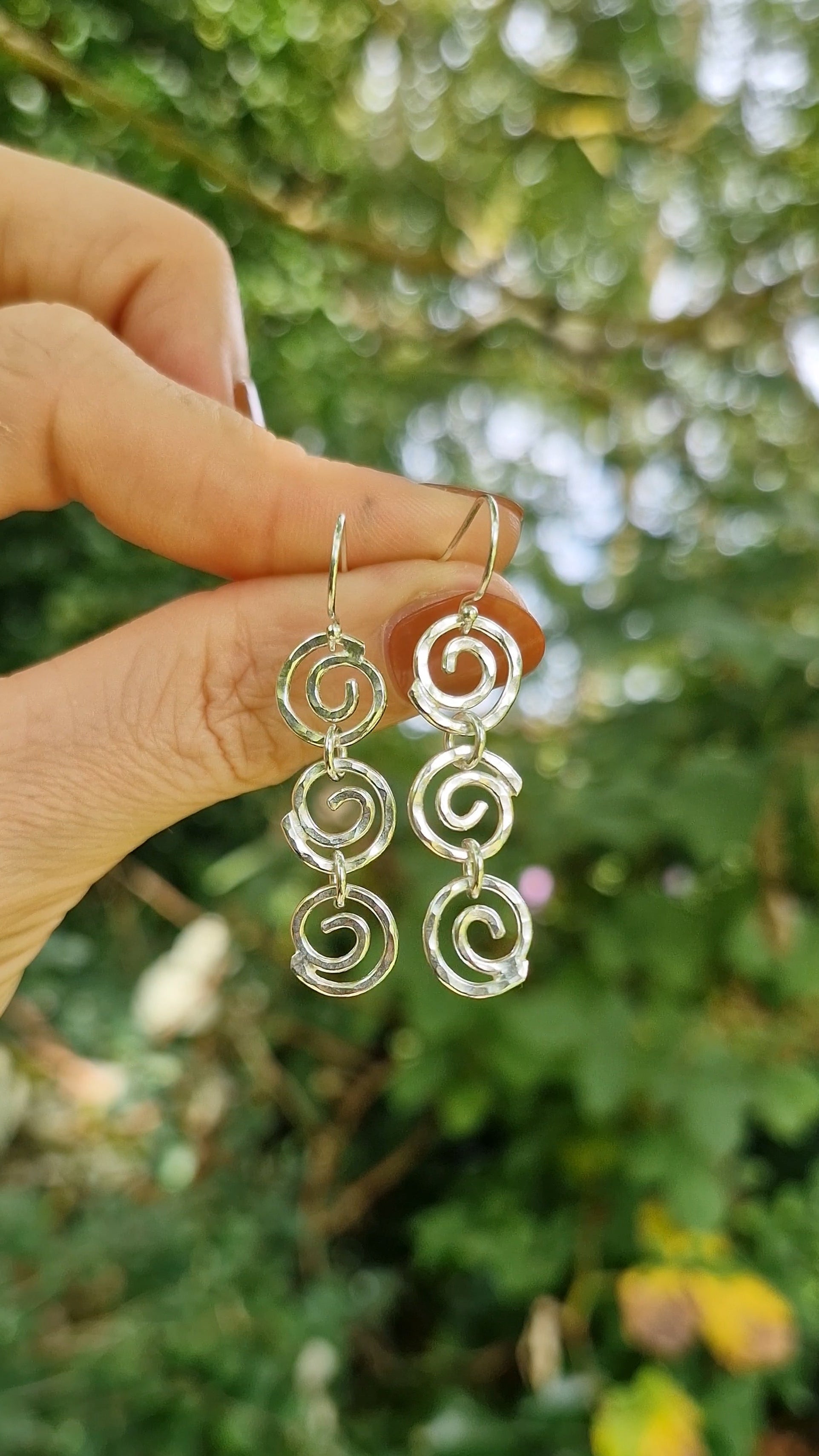 Spiral Trio Earrings