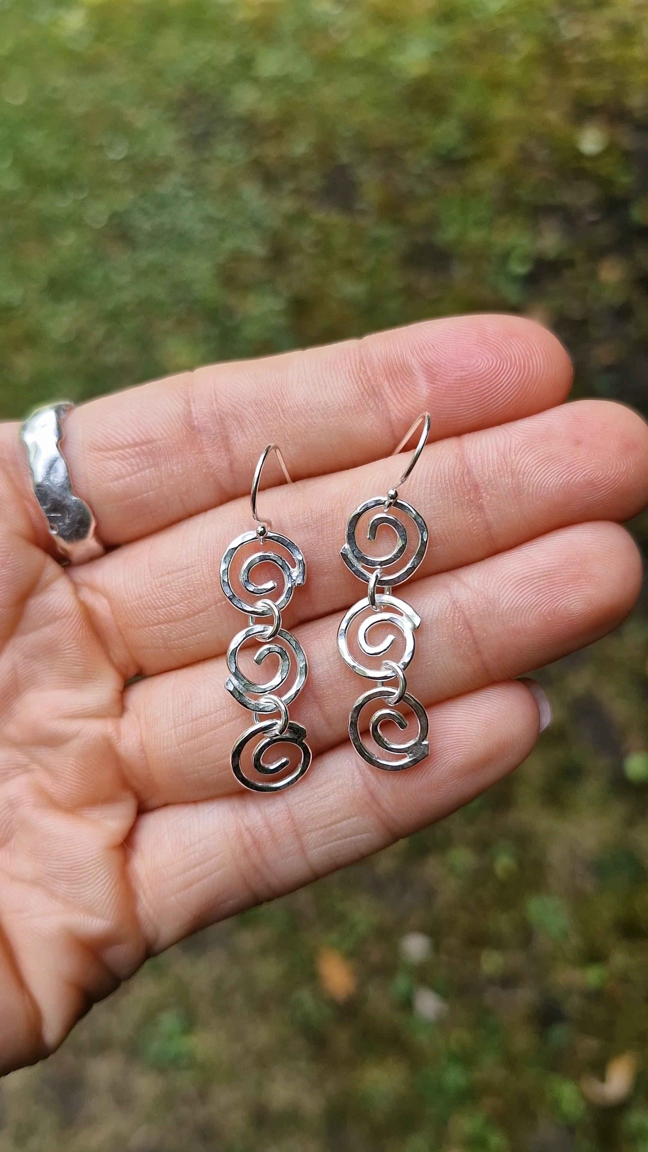 Spiral Trio Earrings