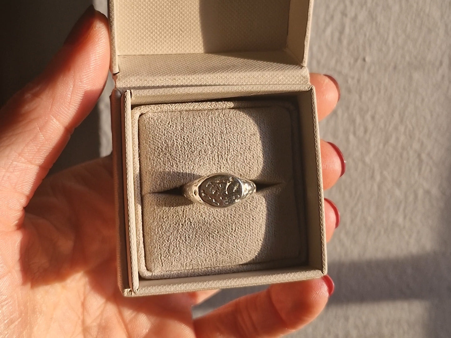 Molten Signet Pinky Ring ~ ready to ship