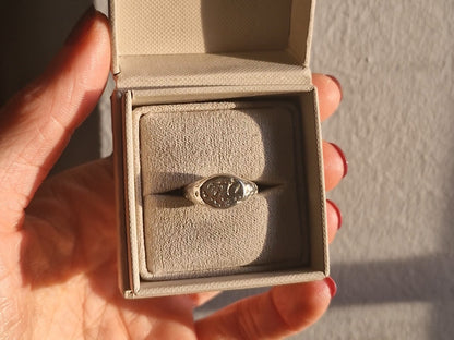 Molten Signet Pinky Ring ~ ready to ship